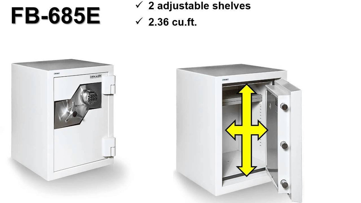 Hollon FB-685E 2 Hour Fire and Burglary Safe - Electronic Lock - Hollon - Ambient Home