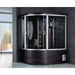 Maya Bath Siena Black 2-Person Freestanding Steam Shower 115 - Maya Bath - Ambient Home