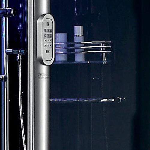 Maya Bath Siena Black 2-Person Freestanding Steam Shower 115 - Maya Bath - Ambient Home