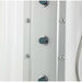 Mesa WS-608P Steam Shower with Jetted Tub-Blue Glass (63"L x 63"W x 89"H) - Mesa - Ambient Home