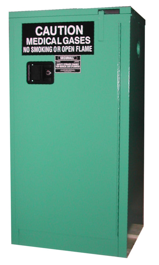 Securall  MG309 - MedGas Oxygen Gas Cylinder Storage Cabinet - Stores 9-12 D, E Cylinders - Securall - Ambient Home