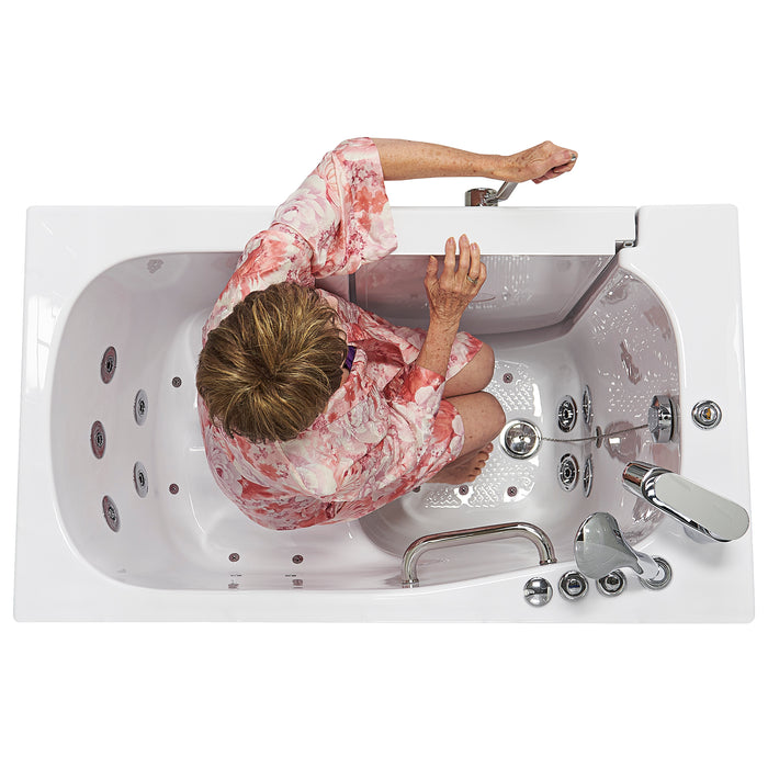 Ella's Bubbles Mobile – Acrylic Outward Swing Door Walk In Tub (26″W x 45″L x 42″H) - Ella's Bubbles - Ambient Home