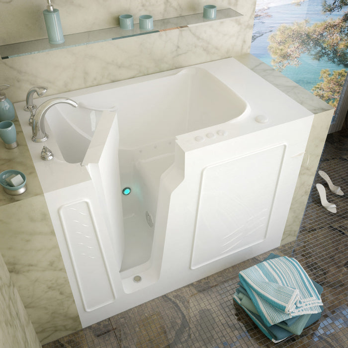 MediTub 2952 Walk-In-Tub 29 x 52 Bathtub, Whirpool & Air Jets Add-Ons - MediTub - Ambient Home