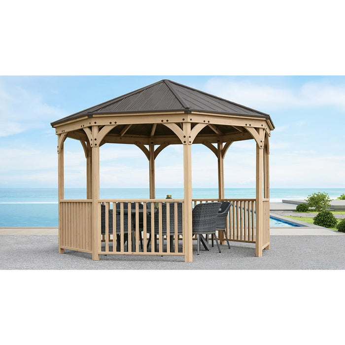 Yardistry 12’ Meridian Octagon Gazebo - Yardistry - Ambient Home