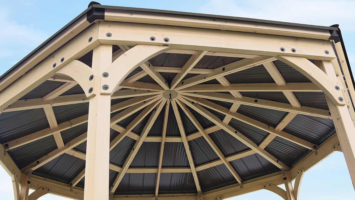 Yardistry 12’ Meridian Octagon Gazebo - Yardistry - Ambient Home