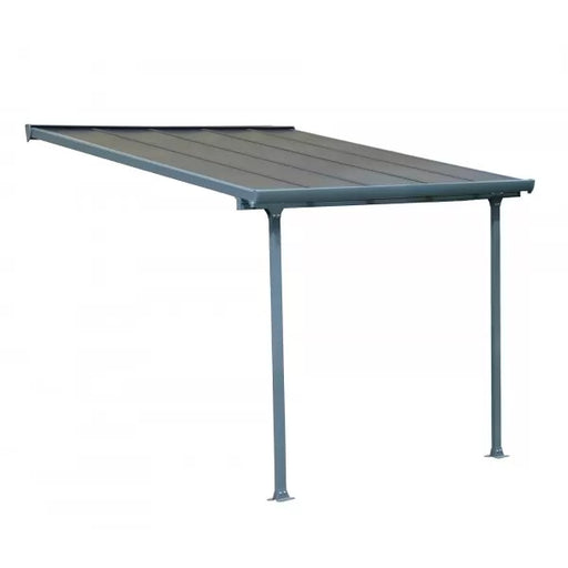 Palram – Canopia 10x10 Feria Metal Patio Cover Kit - Gray (HG9410) - Palram - Ambient Home