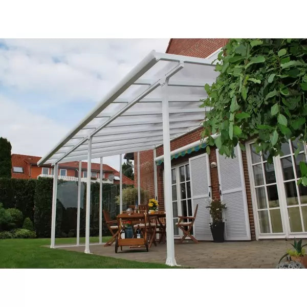 Palram - Canopia 10x14 Feria Patio Cover Kit - White (HG9314) - Palram - Ambient Home