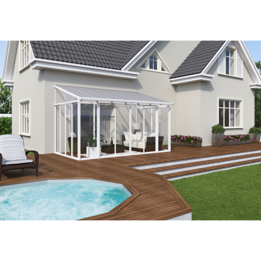 Palram - Canopia 10x14 San Remo Patio Enclosure Kit - White HG9060 - Palram - Ambient Home