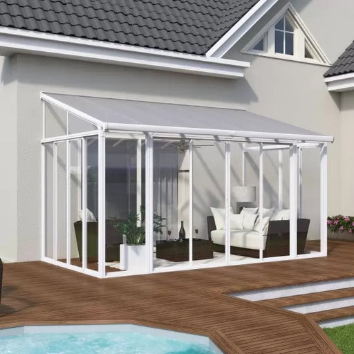 Palram - Canopia | SanRemo 10' x 18' Patio Enclosure - White HG9061 - Palram - Ambient Home