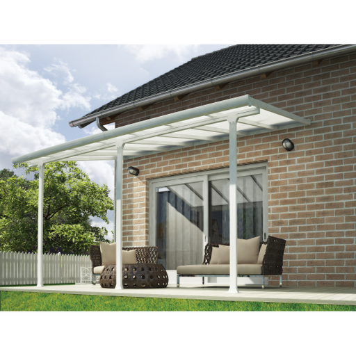 Palram - Canopia 13x34 Feria Patio Cover Kit - White HG9234 - Palram - Ambient Home