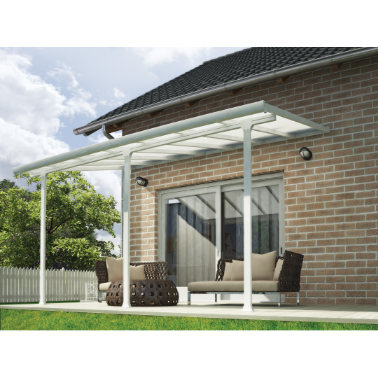 Palram - Canopia 13x34 Feria Patio Cover Kit - White HG9234 - Palram - Ambient Home