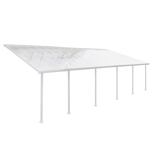 Palram - Canopia 13x34 Feria Patio Cover Kit - White HG9234 - Palram - Ambient Home