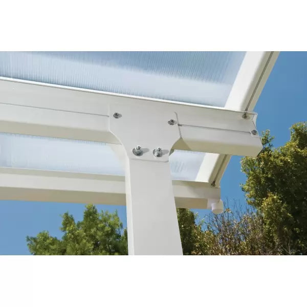 Palram - Canopia 13x40 Feria Patio Cover Kit - White (HG9240) - Palram - Ambient Home