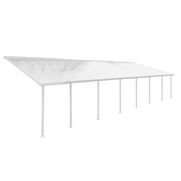 Palram - Canopia 13x40 Feria Patio Cover Kit - White (HG9240) - Palram - Ambient Home