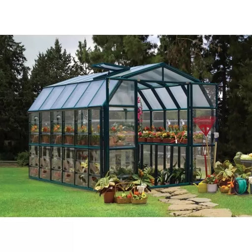 Palram - Canopia 8x12 Grand Gardener 2 Greenhouse Kit - Twin Wall (HG7212) - Palram - Ambient Home