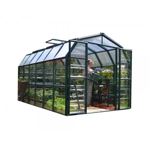 Palram - Canopia 8x12 Grand Gardener 2 Greenhouse Kit - Twin Wall (HG7212) - Palram - Ambient Home