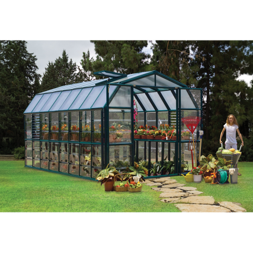 Palram - Canopia 8x16 Prestige 2 Greenhouse Kit - Clear HG7316C - Palram - Ambient Home