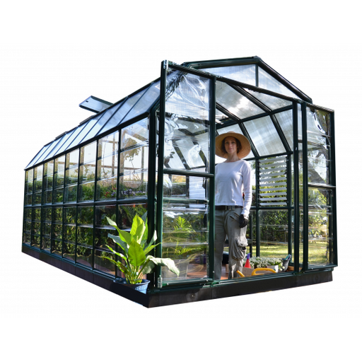 Palram - Canopia 8x16 Prestige 2 Greenhouse Kit - Clear HG7316C - Palram - Ambient Home