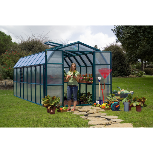 Palram - Canopia 8x16 Prestige 2 Greenhouse Kit - Twin Wall HG7316 - Palram - Ambient Home