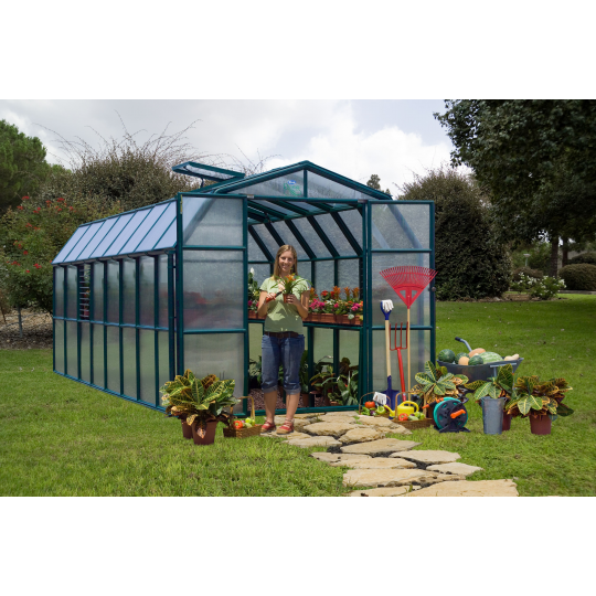 Palram - Canopia 8x16 Prestige 2 Greenhouse Kit - Twin Wall HG7316 - Palram - Ambient Home