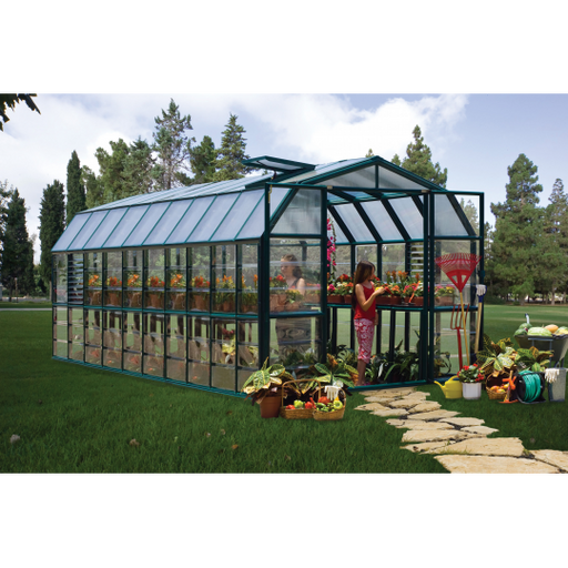 Palram - Canopia 8x20 Prestige 2 Greenhouse Kit - Clear (HG7320C) - Palram - Ambient Home