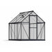 Palram - Canopia Mythos Hobby 6x8 Greenhouse Kit - Gray (HG5008Y) - Palram - Ambient Home