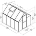 Palram - Canopia Mythos Hobby 6x8 Greenhouse Kit - Gray (HG5008Y) - Palram - Ambient Home