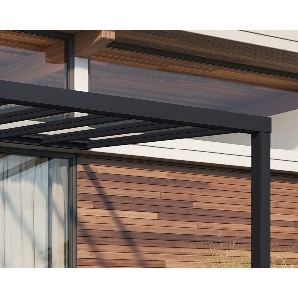 Palram - Canopia 11x24 Stockholm Patio Cover Kit - Gray/Clear (HG9463) - Palram - Ambient Home