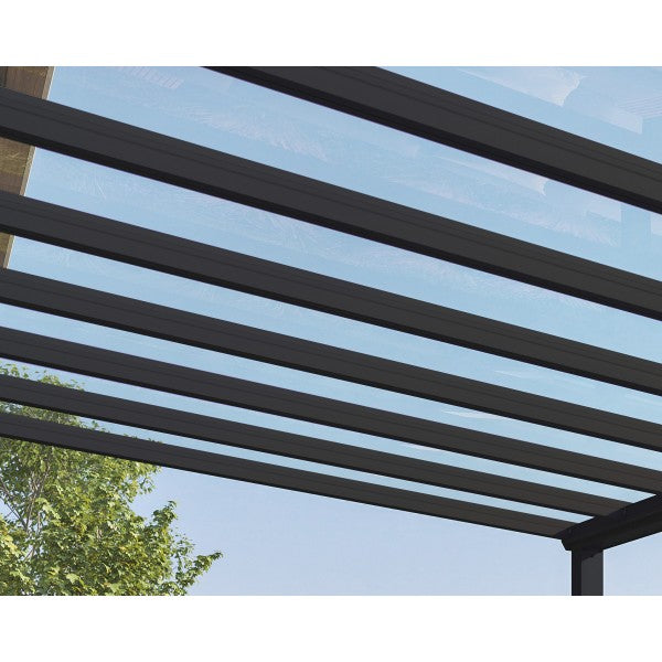 Palram - Canopia 11x19 Stockholm Patio Cover Kit - Gray/Clear HG9459 - Palram - Ambient Home