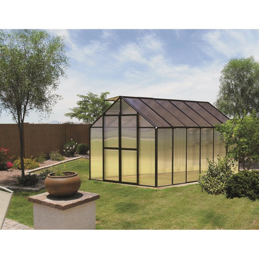 Riverstone Monticello 8 ft x 12 ft Greenhouse Black MONT-12-BK - Riverstone - Ambient Home