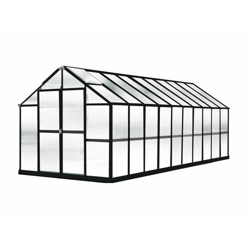 Riverstone Monticello Growers Edition 8 ft x 20 ft Greenhouse Black MONT-20-BK-GROWERS - Riverstone - Ambient Home