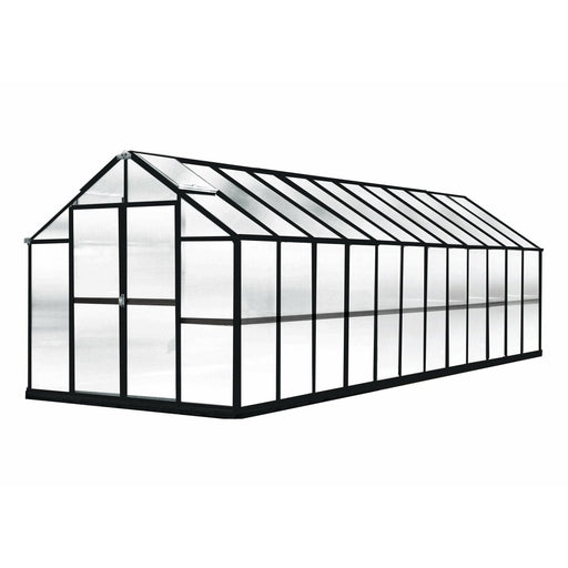 Riverstone Monticello Growers Edition 8 ft x 24 ft Greenhouse Black MONT-24-BK-GROWERS - Riverstone - Ambient Home