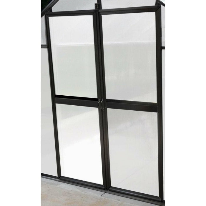 Riverstone Monticello Growers Edition 8 ft x 12 ft Greenhouse Black MONT-12-BK-GROWERS - Riverstone - Ambient Home