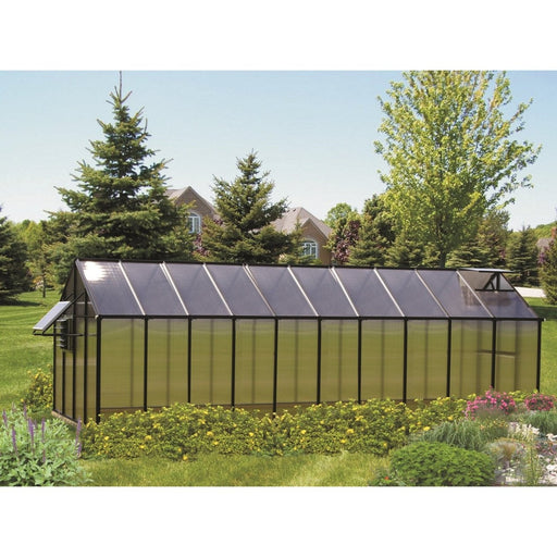 Riverstone Monticello Mojave 8 ft x 20 ft Greenhouse Black MONT-20-BK-MOJAVE - Riverstone - Ambient Home