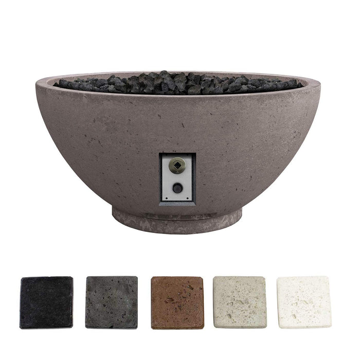 Firegear Sanctuary 2 - Gas Fire Bowl, 39" Diameter x 18"H- Slate - Firegear - Ambient Home