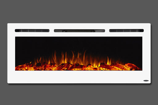 Touchstone Sideline 50" White - Recessed Electric Fireplace 80029 - Touchstone Fireplaces - Ambient Home