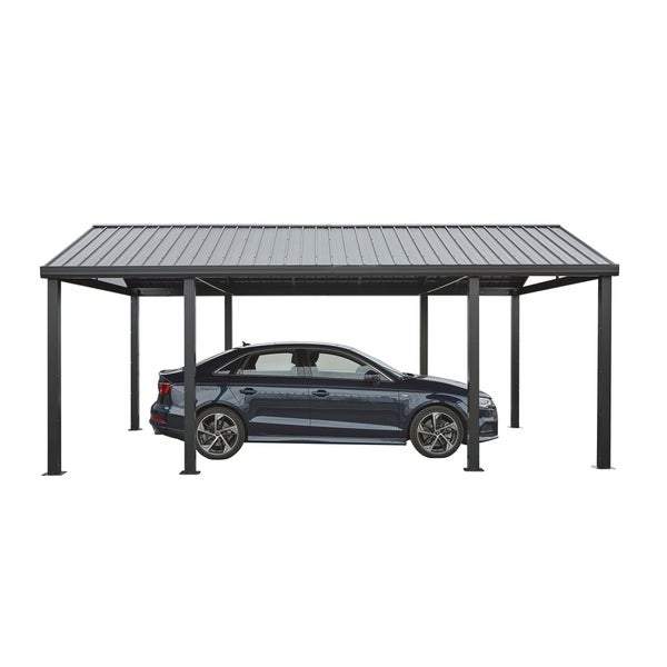 Sojag™ 12x20 ft Samara DIY Carport in Dark Gray - Sojag Carport - Ambient Home