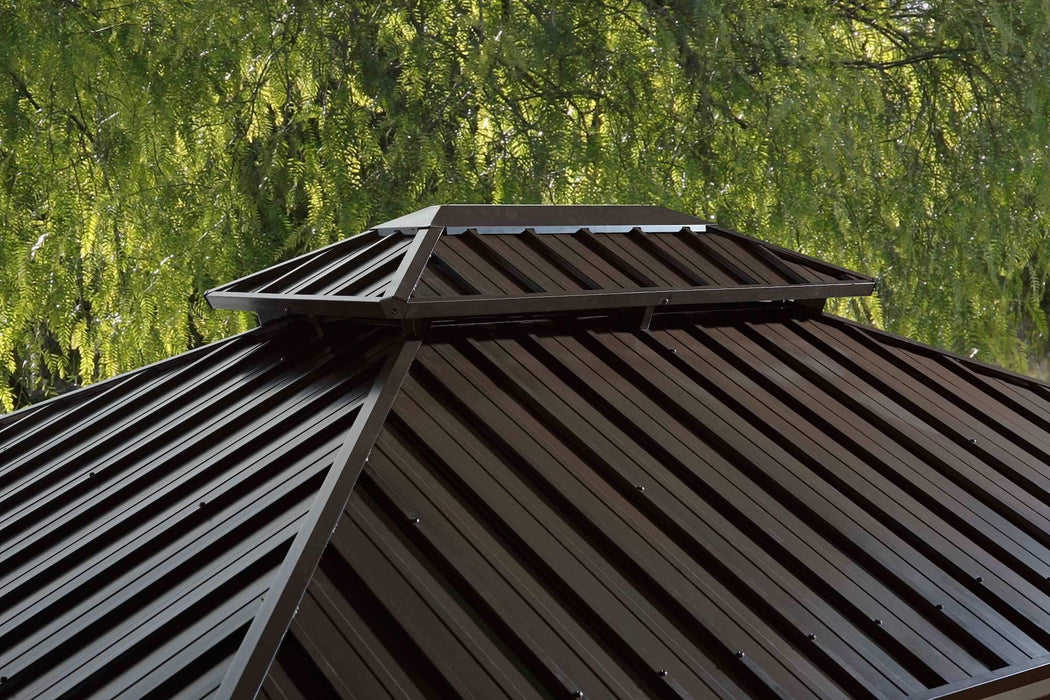Sojag™ Genova II Double-Roof Gazebo with Mosquito Netting - Sojag Gazebo - Ambient Home