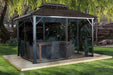 Sojag™ Genova II Double-Roof Gazebo with Mosquito Netting - Sojag Gazebo - Ambient Home