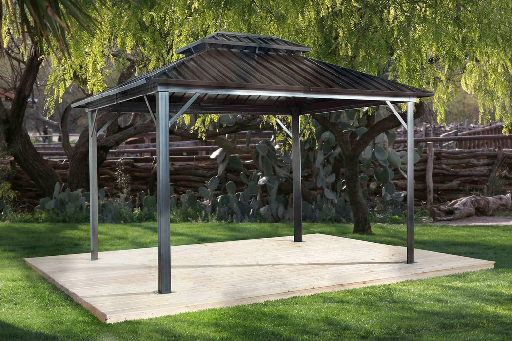 Sojag™ Genova II Double-Roof Gazebo with Mosquito Netting - Sojag Gazebo - Ambient Home