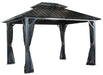 Sojag™ Genova II Double-Roof Gazebo with Mosquito Netting - Sojag Gazebo - Ambient Home