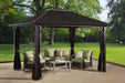 Sojag™ Genova Gazebo Steel Roof with Mosquito Netting - Sojag Gazebo - Ambient Home