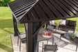 Sojag™ Genova Gazebo Steel Roof with Mosquito Netting - Sojag Gazebo - Ambient Home