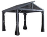 Sojag™ Sanibel II Gazebo Steel Roof with Mosquito Netting - Sojag Gazebo - Ambient Home