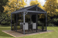 Sojag™ Sanibel II Gazebo Steel Roof with Mosquito Netting - Sojag Gazebo - Ambient Home