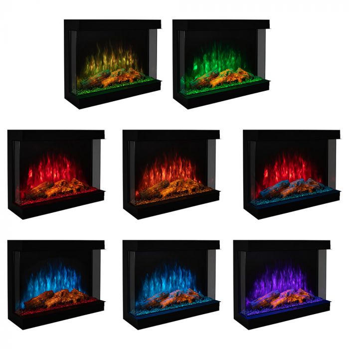 Modern Flames SPM-xx26 Sedona Pro Multi 30-Inch Three-Sided Built-In Electric Fireplace - Modern Flames - Ambient Home