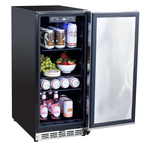 Summerset SSRFR-15S 15-Inch Outdoor Rated Refrigerator with Stainless Steel Door - Summerset - Ambient Home