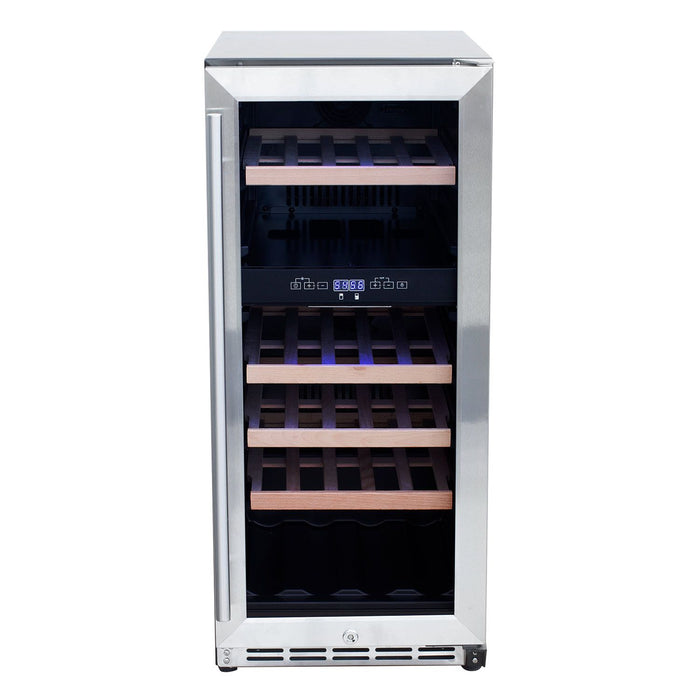 Summerset SSRFR-15WD 15-Inch Outdoor Rated Dual Zone Wine Cooler - Summerset - Ambient Home