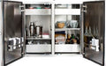 Summerset Madera Intergrated Stainless Steel & Teak Full Height Vertical Dry Storage Pantry - Summerset - Ambient Home