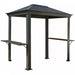 Sojag Gazebo Mykonos Grill Gazebo 5 x 8 ft - Dark grey - Sojag Gazebo - Ambient Home